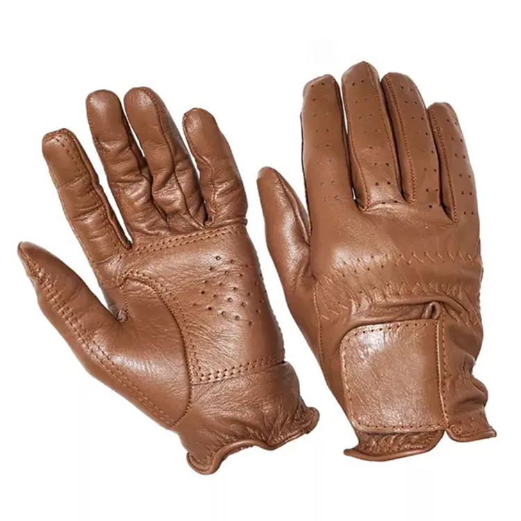 Hestic Sports Wear Custom Winter Men Classic Touch Screen Sheepskin Leather Gloves